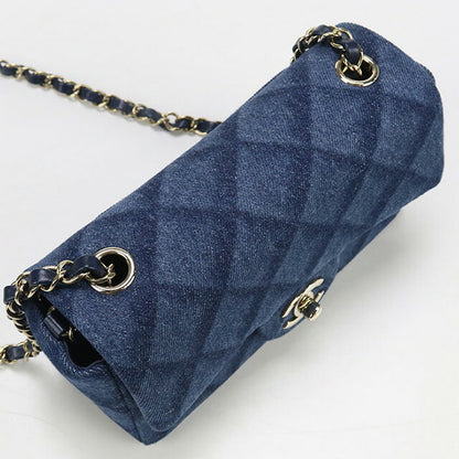 中古 シャネル 斜め掛け ショルダーバッグ レディース ブランド CHANEL マトラッセ チェーン ブルー バッグ USDCH97286011