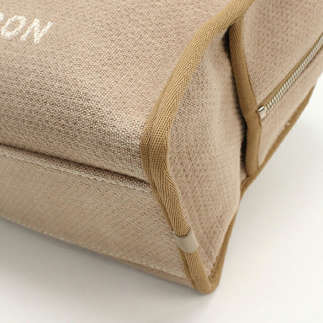 Used CHANEL handbag ladies brand CHANEL Deauville bowling bag 2WAY beige bag USDCH97704011