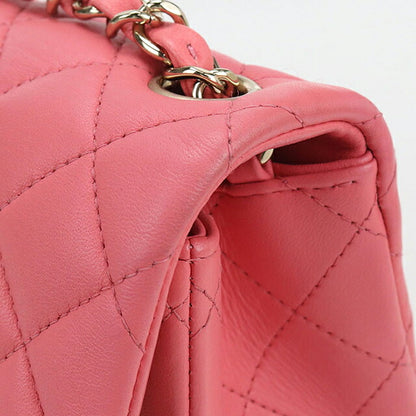 中古 シャネル 斜め掛け ショルダーバッグ レディース ブランド CHANEL ミニ クラシック チェーン A35200 ピンク バッグ USDCH97988011
