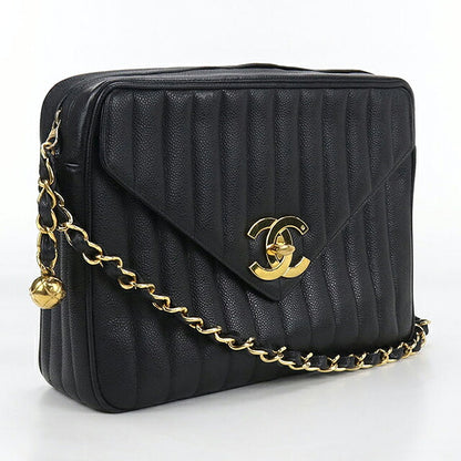 中古 シャネル ショルダーバッグ レディース ブランド CHANEL マドモアゼル チェーン ブラック バッグ USDCH97992011