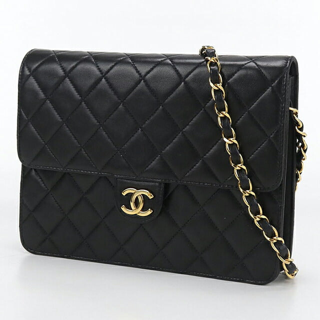 二手 CHANEL 单肩包 女士品牌 CHANEL 马特拉斯链条黑色包 USDCH97997011