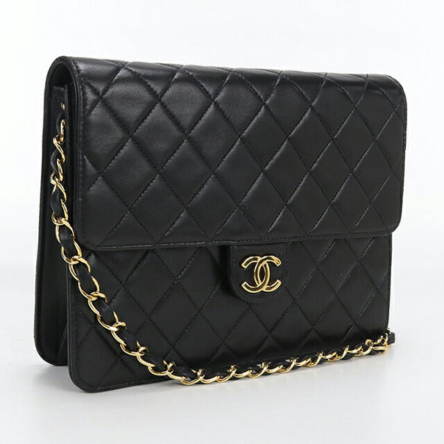 二手 CHANEL 单肩包 女士品牌 CHANEL 马特拉斯链条黑色包 USDCH97997011