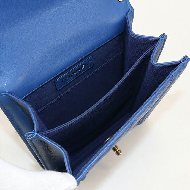 中古 シャネル ショルダーバッグ レディース ブランド CHANEL ボーイ