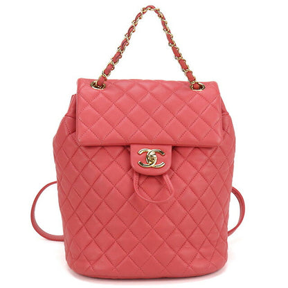 中古 シャネル リュック レディース ブランド CHANEL マトラッセ バックパック CH98057 レッド バッグ USDCH98057011
