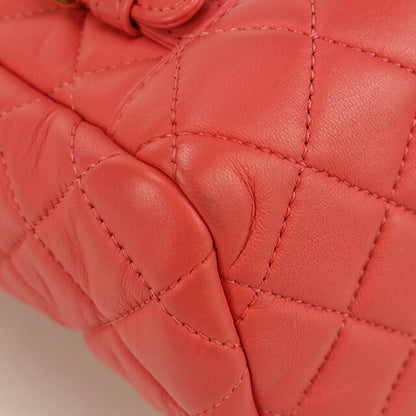 中古 シャネル リュック レディース ブランド CHANEL マトラッセ バックパック CH98057 レッド バッグ USDCH98057011