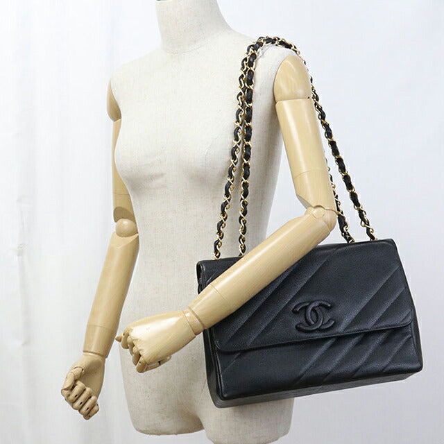 Used CHANEL shoulder bag ladies brand CHANEL chain black bag USDCH98234011