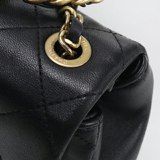 二手 CHANEL 手提包 女士品牌 CHANEL Matelasse 2WAY 黑色包 USDCH98266011