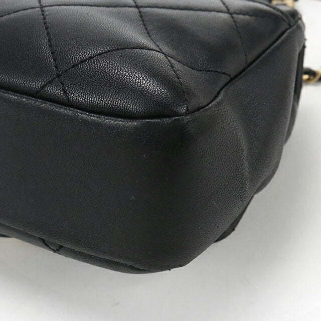 二手 CHANEL 手提包 女士品牌 CHANEL Matelasse 2WAY 黑色包 USDCH98266011