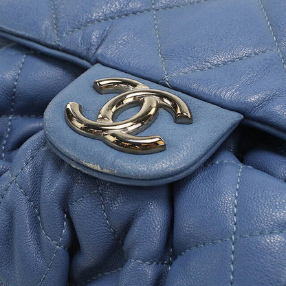二手 CHANEL 单肩包 女士品牌 CHANEL 马特拉斯链条蓝色包 USDCH98397011