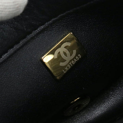 二手CHANEL手提包女士品牌CHANEL Matelasse顶部手柄2WAY黑色包USDCH98499011