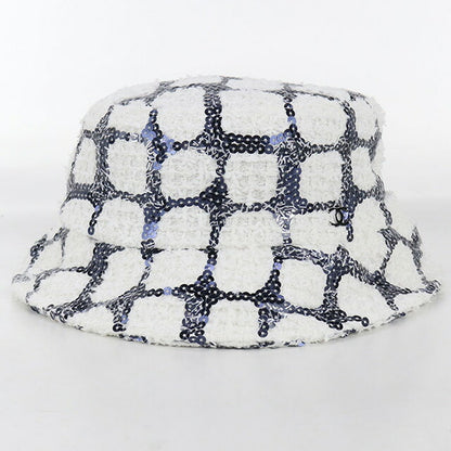 中古 シャネル ハット レディース ブランド CHANEL ココマーク バケットハット ホワイト 帽子 USDCH98531011