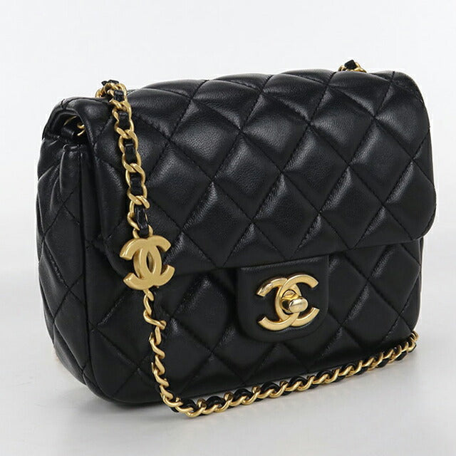CHANEL ブラック ショルダーバッグ 中古 シャネル ショルダーバッグ レディース ブランド CHANEL