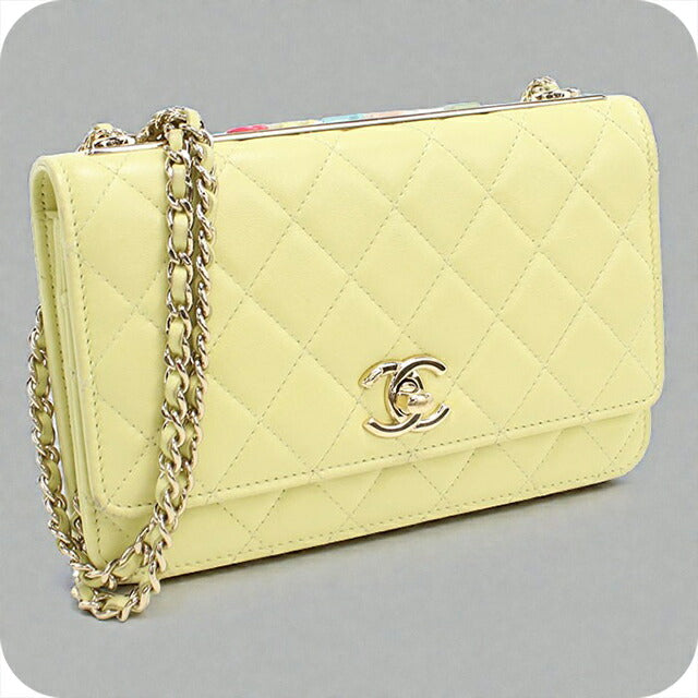 Used CHANEL Chain Wallet Women&