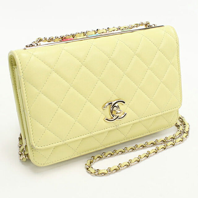 中古 シャネル チェーンウォレット レディース ブランド CHANEL