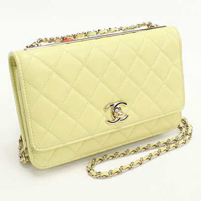 Used CHANEL Chain Wallet Women&