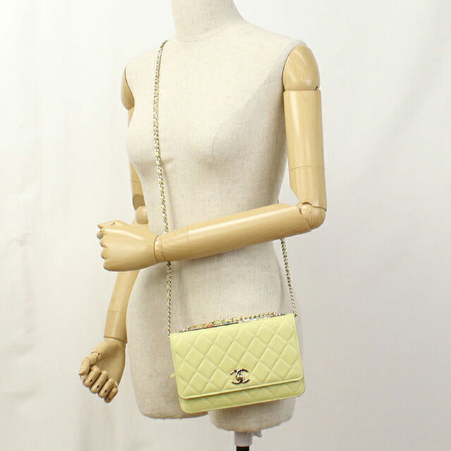 Used CHANEL Chain Wallet Women&