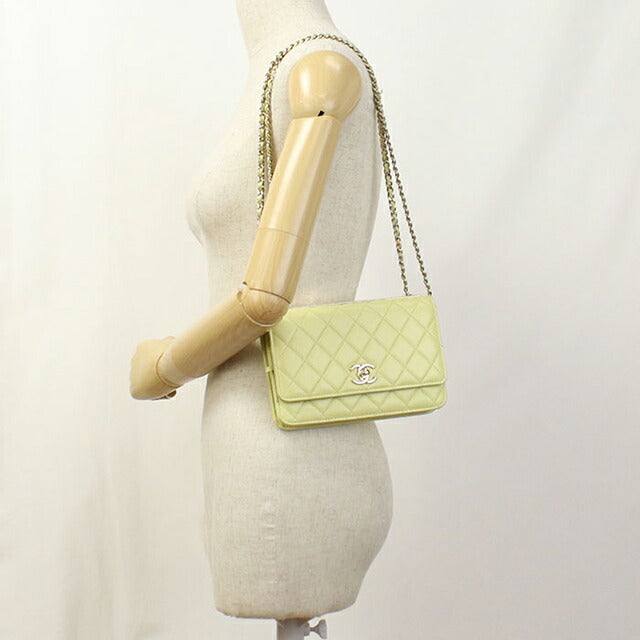 中古 シャネル チェーンウォレット レディース ブランド CHANEL