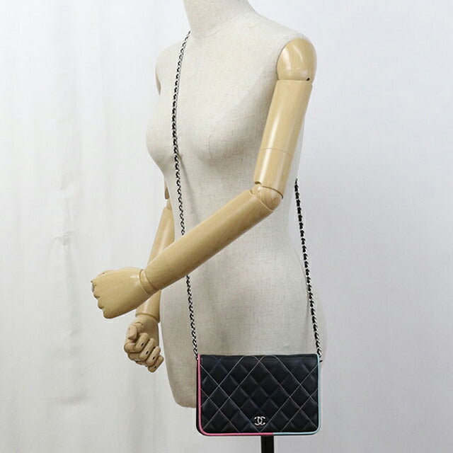 Used Chanel Chain Wallet Women&