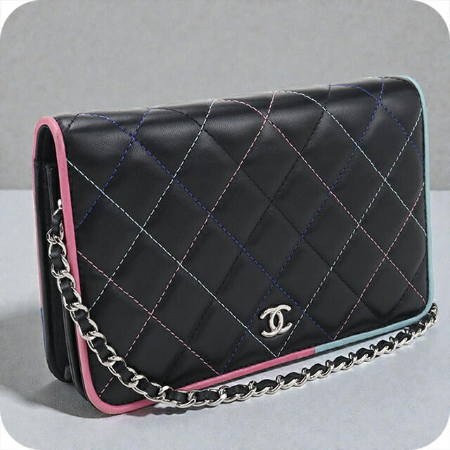 Used Chanel Chain Wallet Women&