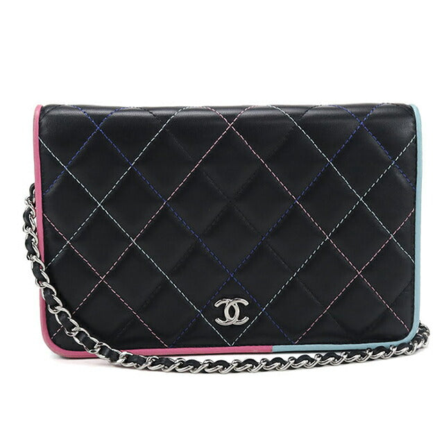 Used Chanel Chain Wallet Women&