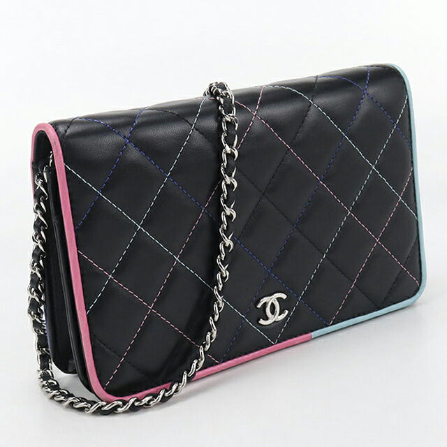 Used Chanel Chain Wallet Women&