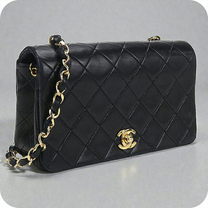 中古 シャネル ショルダーバッグ レディース ブランド CHANEL マトラッセ チェーン ブラック バッグ USDCH98867011