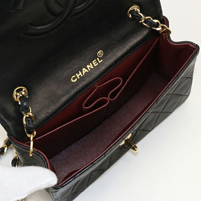 中古 シャネル ショルダーバッグ レディース ブランド CHANEL マトラッセ チェーン ブラック バッグ USDCH98867011