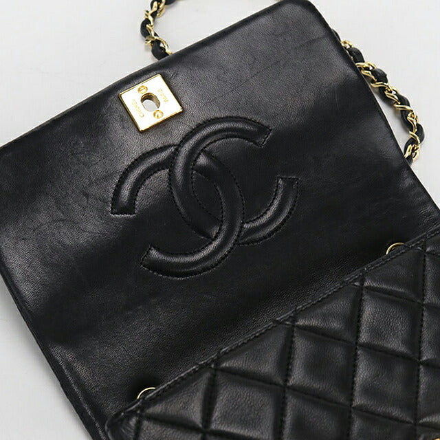 中古 シャネル ショルダーバッグ レディース ブランド CHANEL マトラッセ チェーン ブラック バッグ USDCH98867011