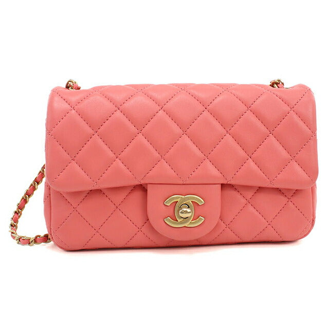 中古 シャネル ショルダーバッグ レディース ブランド CHANEL マトラッセ チェーン ピンク バッグ USDCH98870011