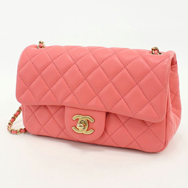中古 シャネル ショルダーバッグ レディース ブランド CHANEL マトラッセ チェーン ピンク バッグ USDCH98870011