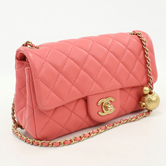 中古 シャネル ショルダーバッグ レディース ブランド CHANEL マトラッセ チェーン ピンク バッグ USDCH98870011