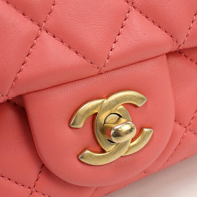 中古 シャネル ショルダーバッグ レディース ブランド CHANEL マトラッセ チェーン ピンク バッグ USDCH98870011