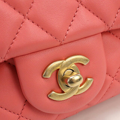 中古 シャネル ショルダーバッグ レディース ブランド CHANEL マトラッセ チェーン ピンク バッグ USDCH98870011