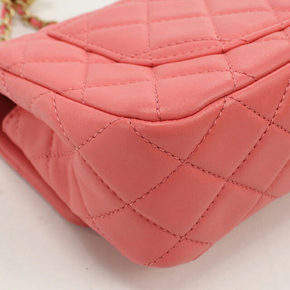 中古 シャネル ショルダーバッグ レディース ブランド CHANEL マトラッセ チェーン ピンク バッグ USDCH98870011