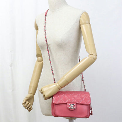 二手 CHANEL 斜挎单肩包 女士品牌 CHANEL 马特拉斯链条粉色包 USDCH98922011