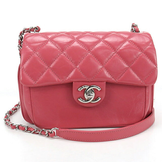 二手 CHANEL 斜挎单肩包 女士品牌 CHANEL 马特拉斯链条粉色包 USDCH98922011