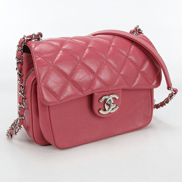 二手 CHANEL 斜挎单肩包 女士品牌 CHANEL 马特拉斯链条粉色包 USDCH98922011