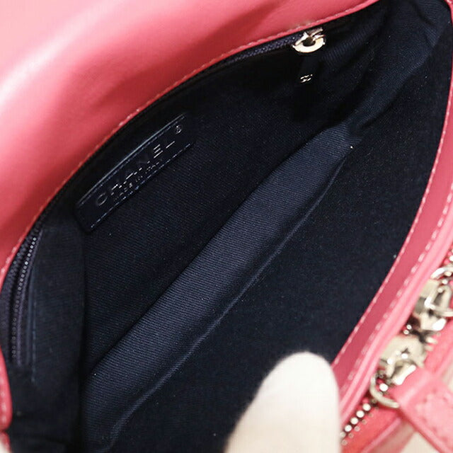 二手 CHANEL 斜挎单肩包 女士品牌 CHANEL 马特拉斯链条粉色包 USDCH98922011