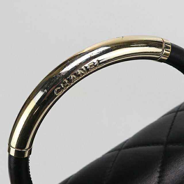 二手 CHANEL 手提包 女士品牌 CHANEL Matelasse 2WAY 黑色包 USDCH98948011