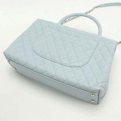 Used CHANEL Handbag Ladies Brand CHANEL Matelasse Coco Handle 29 A92991 Blue Bag USDCH98952011