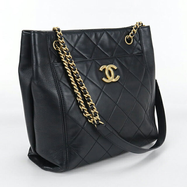 二手CHANEL手提包女士品牌CHANEL马特拉斯链条黑色包USDCH99244011