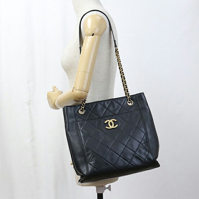 二手CHANEL手提包女士品牌CHANEL马特拉斯链条黑色包USDCH99244011