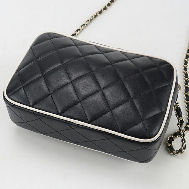 中古 シャネル 斜め掛け ショルダーバッグ レディース ブランド CHANEL マトラッセ チェーン ブラック バッグ USDCH99529011