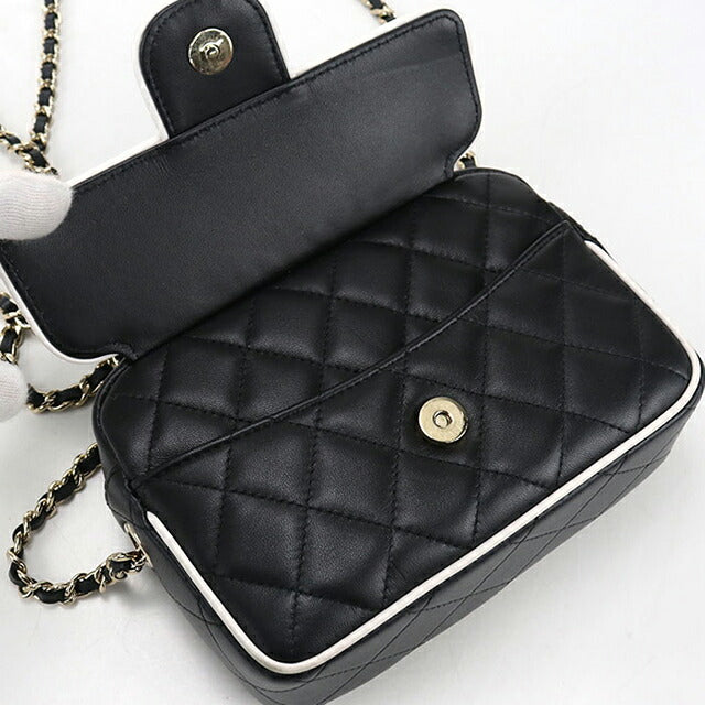 中古 シャネル 斜め掛け ショルダーバッグ レディース ブランド CHANEL マトラッセ チェーン ブラック バッグ USDCH99529011