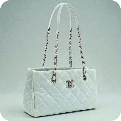 二手CHANEL手提包女士品牌CHANEL链条皮革蓝色包USDCH99536011