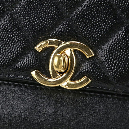 二手 CHANEL 斜挎单肩包 女士品牌 CHANEL 链条 2WAY 黑色包 USDCH99538011