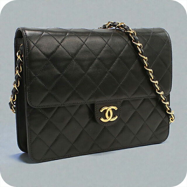 二手 CHANEL 单肩包 女士品牌 CHANEL 马特拉斯链条黑色包 USDCH99539011