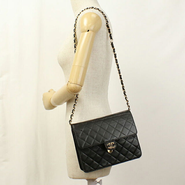 二手 CHANEL 单肩包 女士品牌 CHANEL 马特拉斯链条黑色包 USDCH99539011