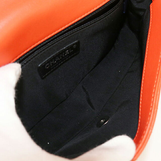 二手 CHANEL 斜挎单肩包 女士品牌 CHANEL Matelasse 2WAY 链条橙色包 USDCH99564011