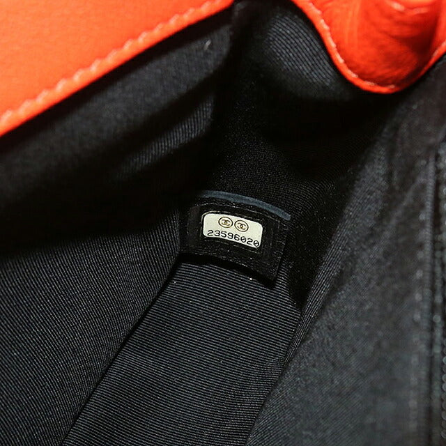 二手 CHANEL 斜挎单肩包 女士品牌 CHANEL Matelasse 2WAY 链条橙色包 USDCH99564011